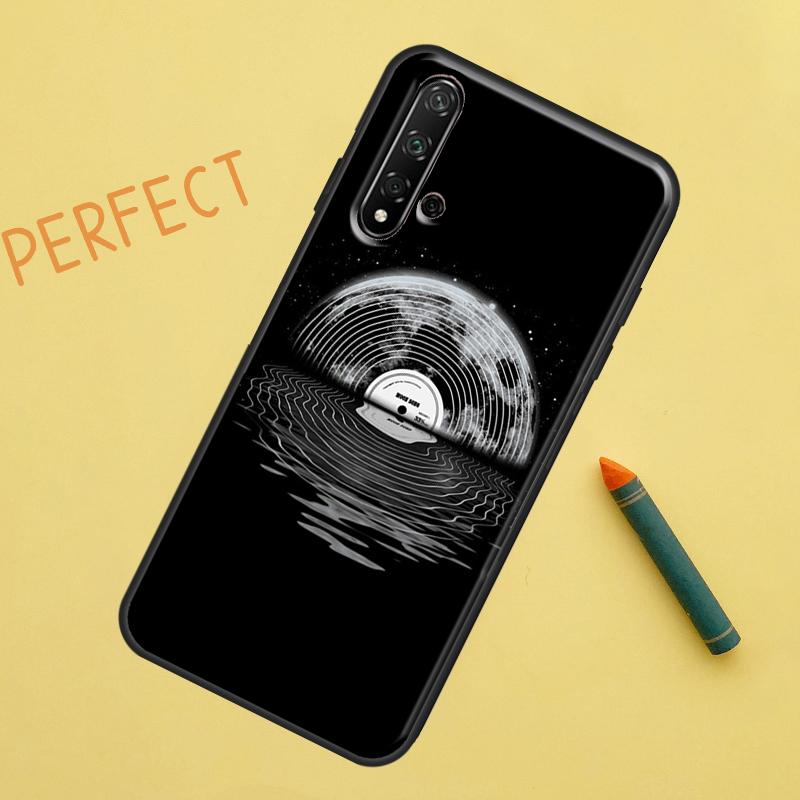 Виниловый DJ-диск Чехол-Арт Для Huawei P Smart 2019 Nova 5T 9 10 SE 3i 8i 11i Y60 Y61 Y70 Y90 P20 P40 Lite P30 Pro
