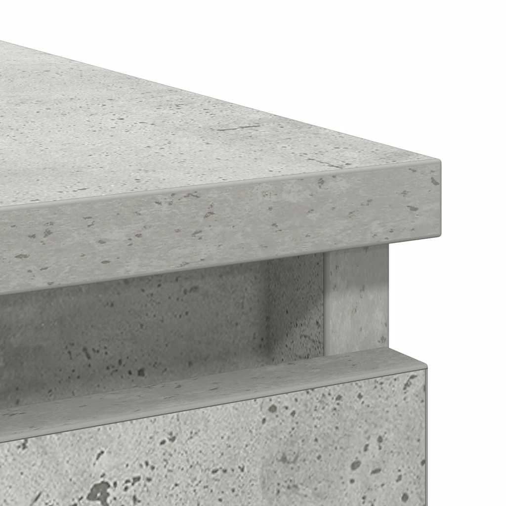 Sideboard with Drawers Concrete Grey 71 x 35 x 84 cm Engineered Wood