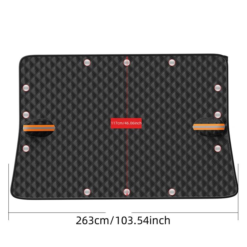 Чехлы на лобовое стекло автомобиля Защита от снега Водонепроницаемый Зимний Наружный Тент Защита от солнца Половина Чехла-протектора Внешний Солнцезащитный козырек на переднее окно