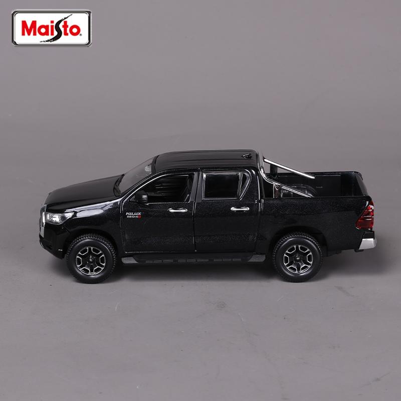 В наличии Maisto 1:27 Пикап Toyota Hilux Серия Симуляция Сплав Миниатюрная Литая Модель Автомобиля Кастом Коллекция Игрушек для Мальчиков Подарок