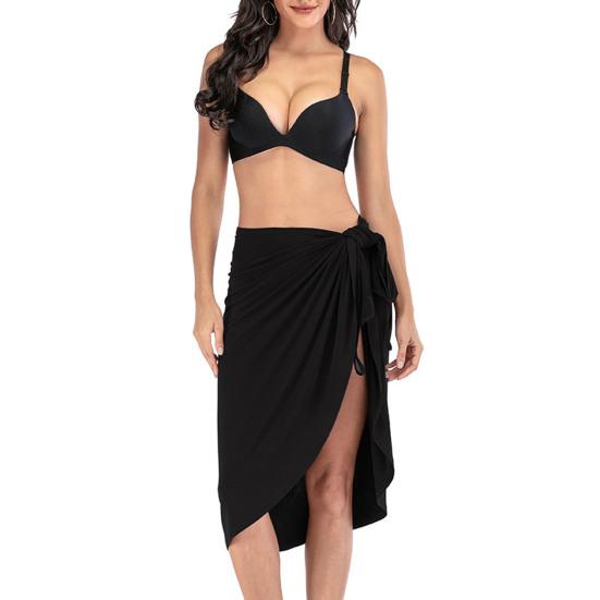 Пляжное платье, сексуальное шитье с разрезом на бретельках, свободная пляжная одежда, струящееся однотонное женское повседневное платье на бретельках, праздничная одежда