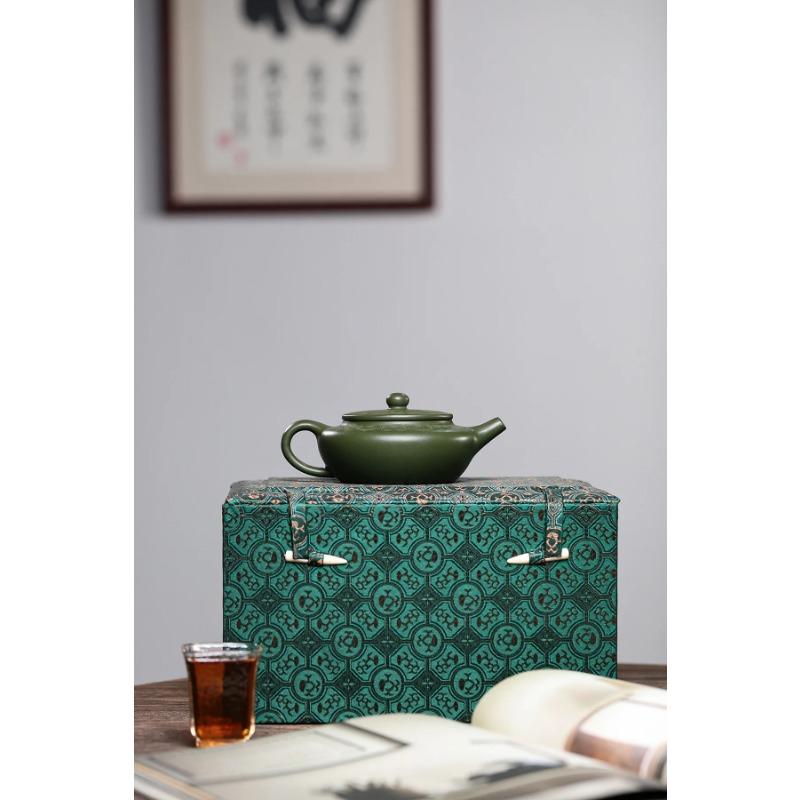 150 мл антикварный чайник из фиолетовой глины, необработанная руда, зеленый грязевой фильтр, заварочный чайник для чая, красивый чайный горшок ручной работы, чайная посуда Zisha