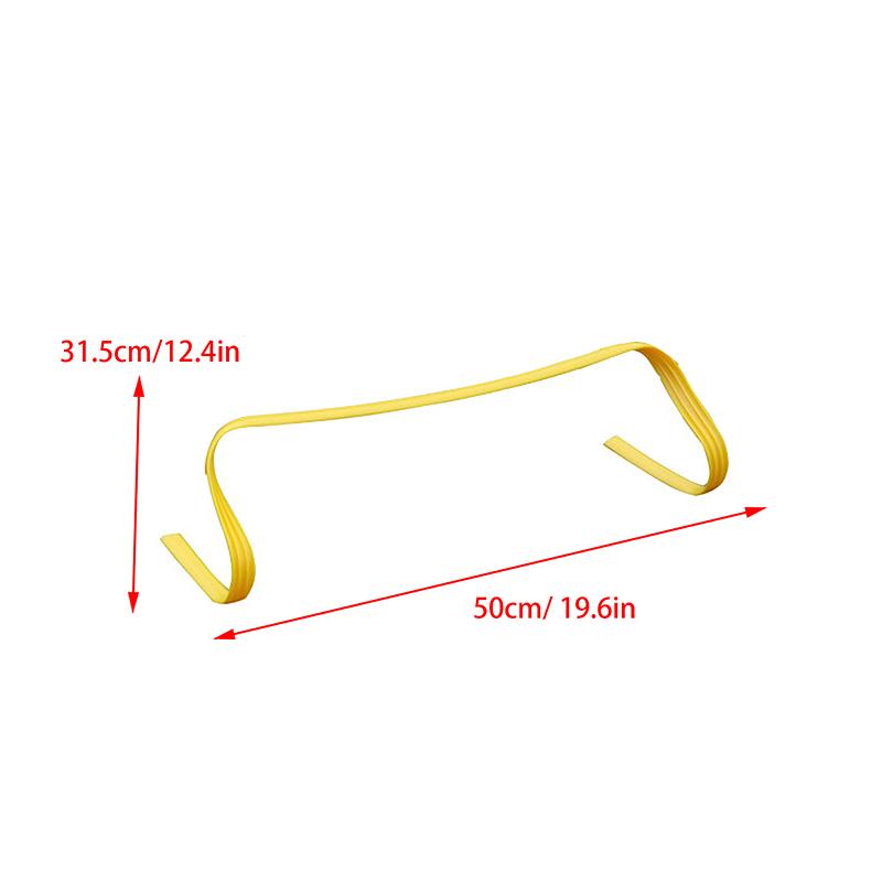 Мини-барьеры для футбола Портативное футбольное оборудование для тренировки скорости Съемные барьеры для ловкости Лестница Спортивное защитное оборудование