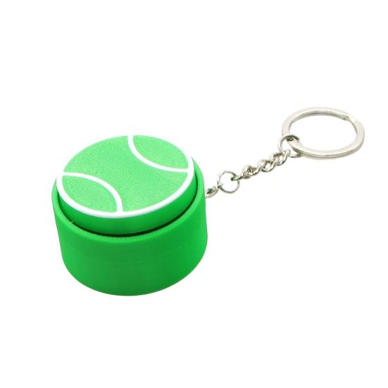 Keychain Pendant 3D Printing Precision Texture Football Basketball Tennis Sport Themed Key Chain Stress Relief
