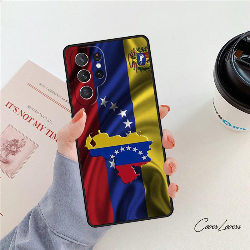 Чехол для телефона с флагом и гербом Венесуэлы Для Samsung Galaxy S24 S25 S23 S22 Ultra Note 10 20 Plus S20 S21 FE