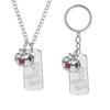Simple Yet Elegant Silver Chain Necklace Decoration With A Delicate Fruit Shaped Charm