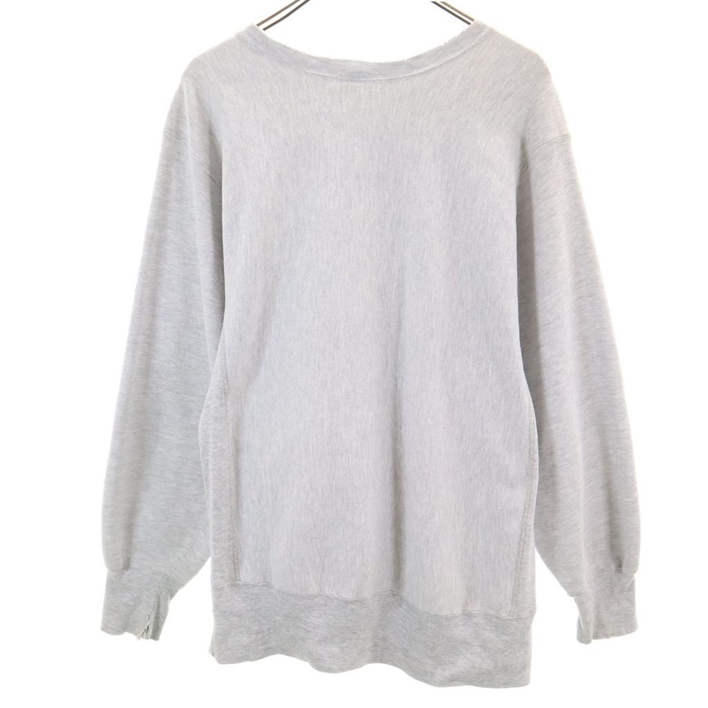 Champion 90-е годы Старая вышитая бирка сделано в США Толстовка с длинным рукавом Reverse Weave тренажер Мужская Б/У