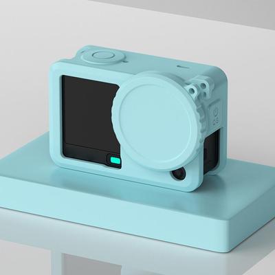 Силиконовый защитный чехол Противопотерянный ремешок Для DJI Osmo Action 6 Защитная крышка объектива Полное защитное покрытие Для аксессуаров камеры Action 6