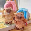 Plush Tent Pendant Portable Backpack Keychain Creative Groundhog Keychain  Keychain Collection