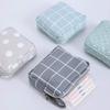 Women Portable Sanitary Napkin Tampon Storage Bag Cotton Travel Makeup Storage Bag Literary Zipper Coin Purse Sundries Storage