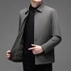 Мужская высококачественная зимняя куртка-пальто в стиле business casual с гусиным пухом