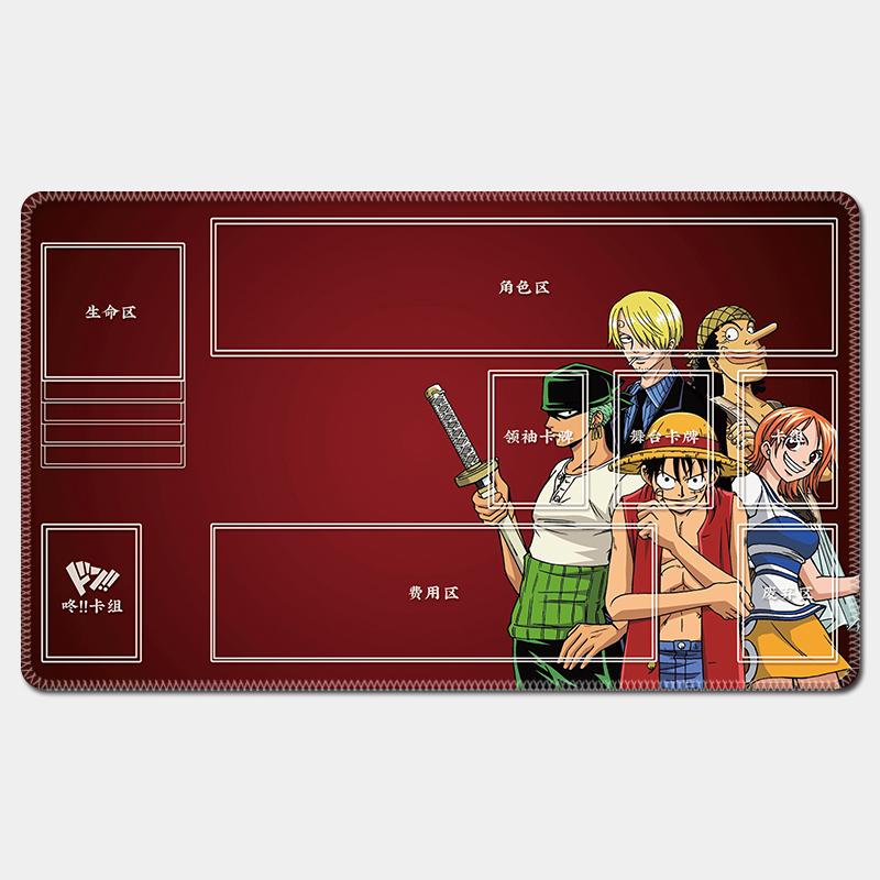 One Piece Luffy Card Battle Table Mat Opcg Zoro Robin Ace Single Player Board Game Card Battle Mat Anime Gift