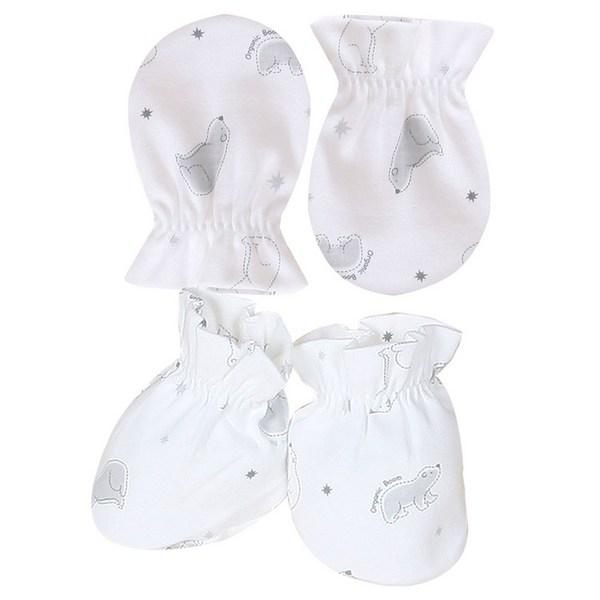 Набор обертываний для рук и ног Organic Boom Four Seasons White Bear, корейские детские товары