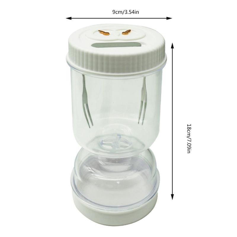 Innovative Wet and Dry Separation Jar Pickles Container with Strainer Hourglass Convenient Storage Jar for Ingredient