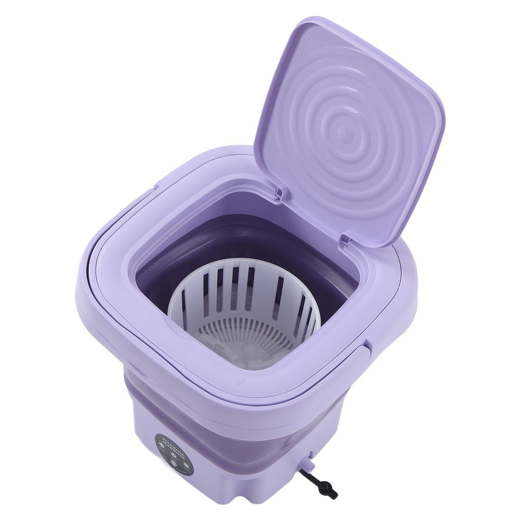 Портативная складная стиральная машина большой емкости с низким уровнем шума, мини-маленькая стиральная машина для дома 8 л 100?240В