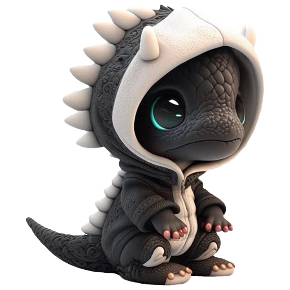 Крутые фигурки драконов, креативные рождественские украшения в виде драконов, милые статуэтки драконов, скульптуры динозавров из смолы, украшения для рождественской вечеринки