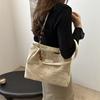 Ретро мода большая сумка через плечо повседневная большая сумка женская летняя новая простая сумка 2024 года