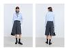LILY Solid Color Velvet Five Quarter Pants Casual Pants