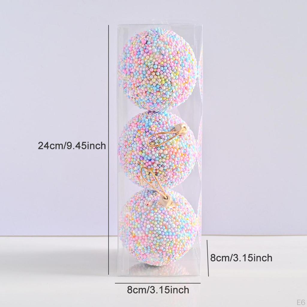 3 шт. Рождественские шары, украшения, подвески, сделай сам, подвесные шары для елки, праздничные