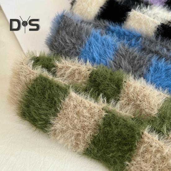 Women Long Scarf Color Block Striped Print Thin Long Scarf Cold Weather Scarf Neck Wrap Fashion Accessory