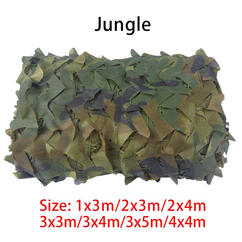 8 цветов, разные размеры, джунгли, солнцезащитный тент, пустыня, лесной камуфляж, солнцезащитный тент, охота, кемпинг, чехол для автомобиля, уличная камуфляжная сетка