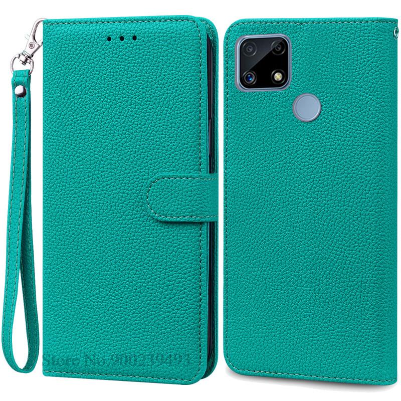 Чехол RealmeC25 C25 s C25 Y, силиконовый кожаный чехол-кошелек для OPPO Realme C25, чехол C25S Fundas для Realme C25Y, чехол Fundas