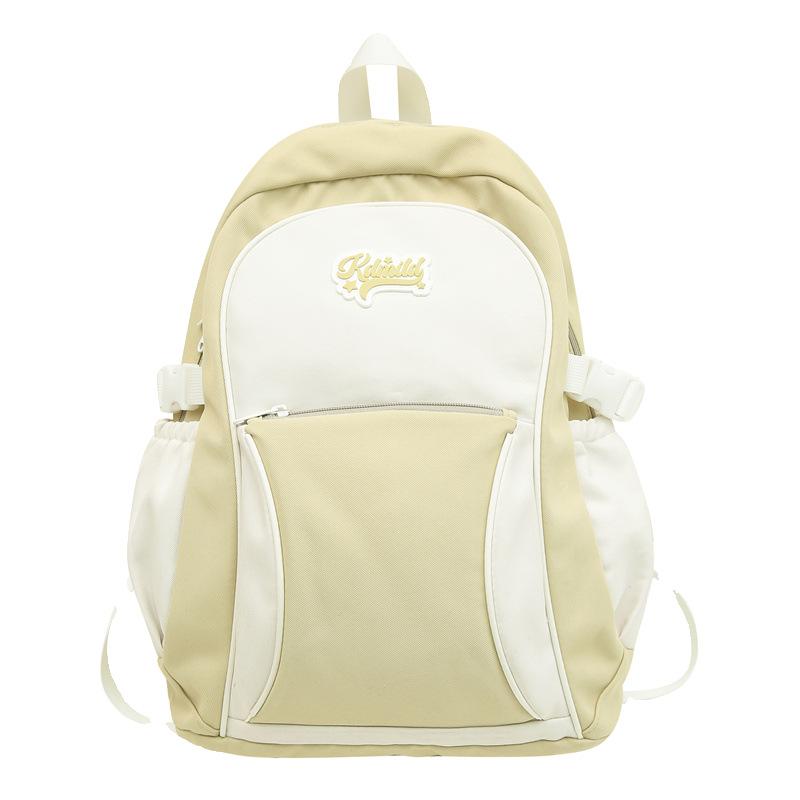 Женский рюкзак в спортивном стиле, школьный рюкзак, контрастный цвет, студенческий рюкзак