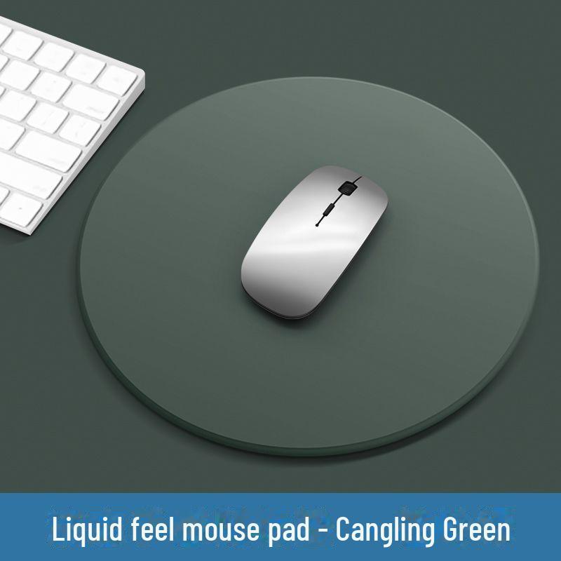 Водонепроницаемый коврик для мыши из жидкого силикона – Без запаха, мягкий и маленький, с поддержкой запястья для офисных столов