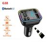 Bluetooth MP3 Player & FM Transmitter with Type-C and Dual USB Car Charger