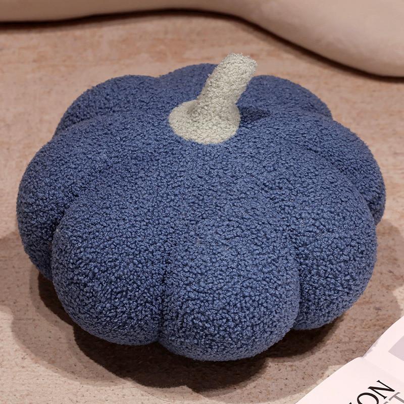 Pumpkin Shaped Stylish Plush Pillow For Sofa Decor With Fluffy Filling Cotton