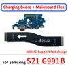 Для Samsung S11 Fe 1G G781 S11 Plus Ultra G981B G986B Порт USB для зарядки Микрофон Разъем микрофона Основная материнская плата Шлейф LCD