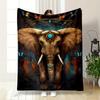 Mystical Elephant Dreamcatcher for all seasons blanket lunch break throw gift