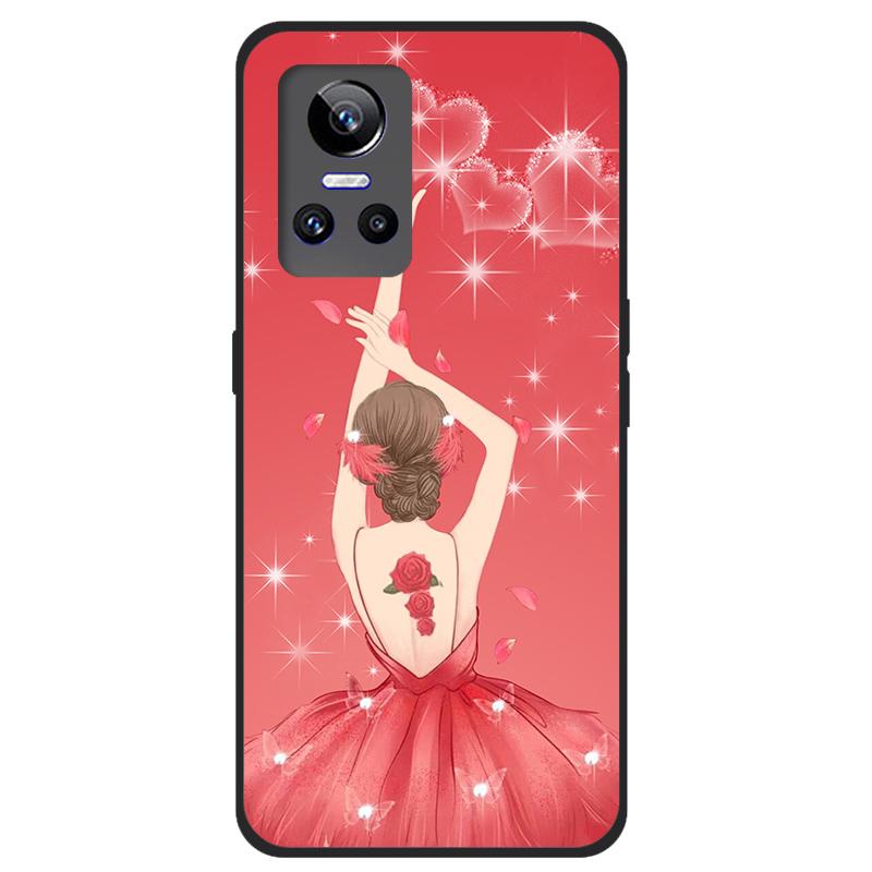 Для realme GT Neo 2 5G Чехол ТПУ Силикон Мягкий Мультяшный Прозрачный Чехол для Realme GT Neo 2 3 Neo3 Чехол для Телефона Neo2T Прозрачный Coque