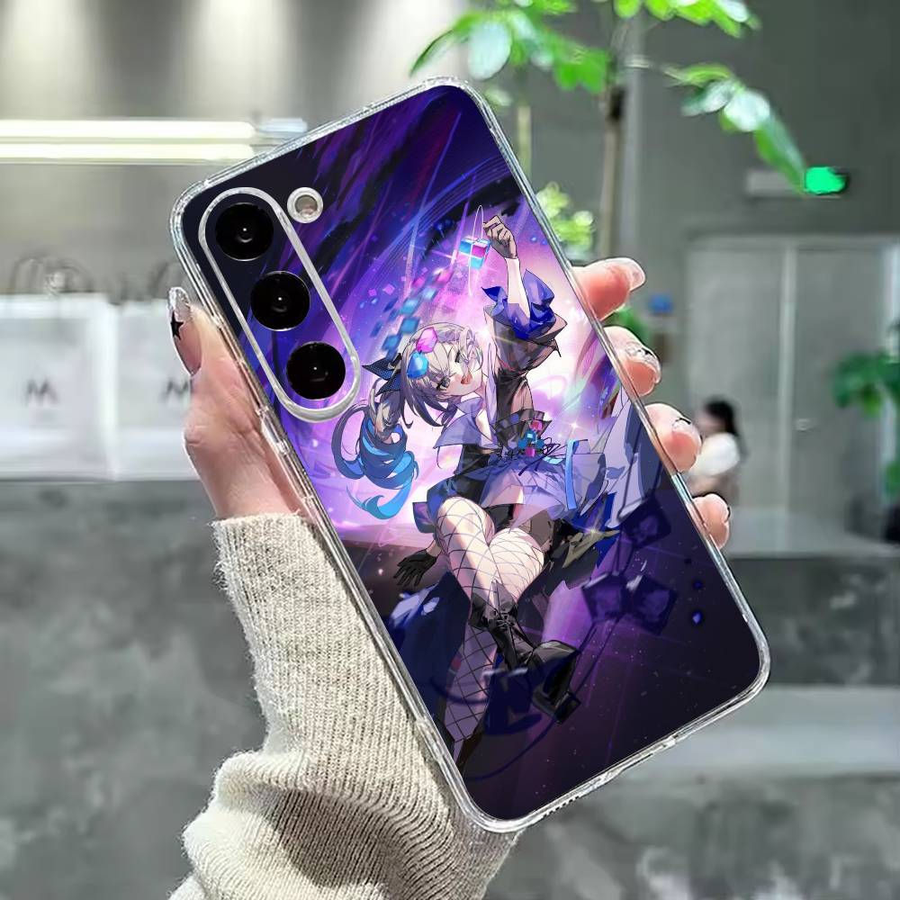 Чехол для телефона H-Honkai Silver Game Wolf для Samsung Galaxy A91,80,73,72 ,71,53,52,32 ,31,22,21s,20, Прозрачный чехол