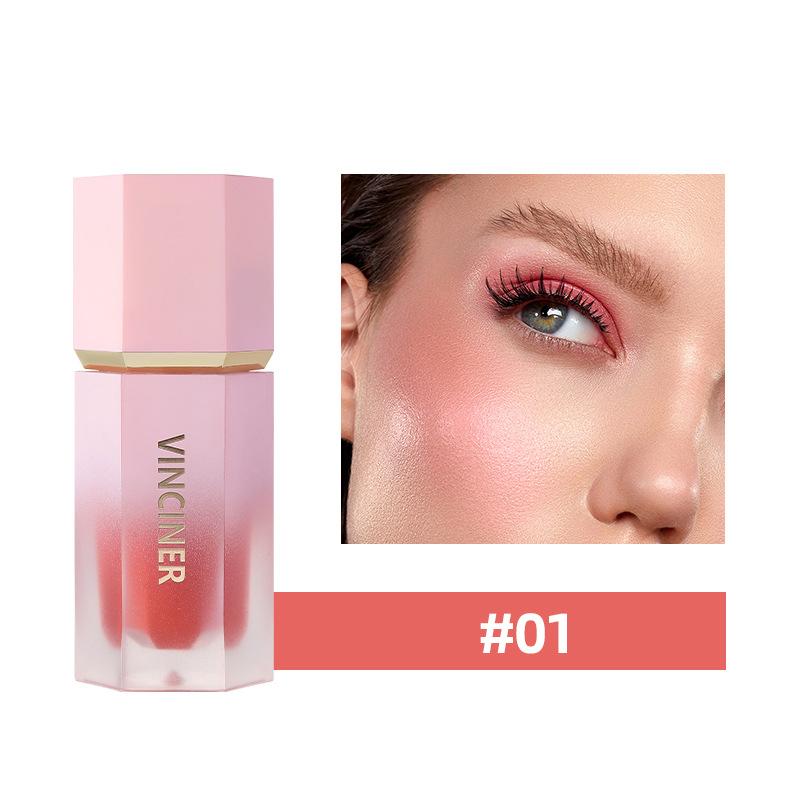 Long-lasting Matte Smooth Liquid Blush 8 Colors with Natural Color Enhancement