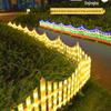 Outdoor Solar String Lights for Fence, Yard, and Garden - Festive Decorative Lights for Christmas