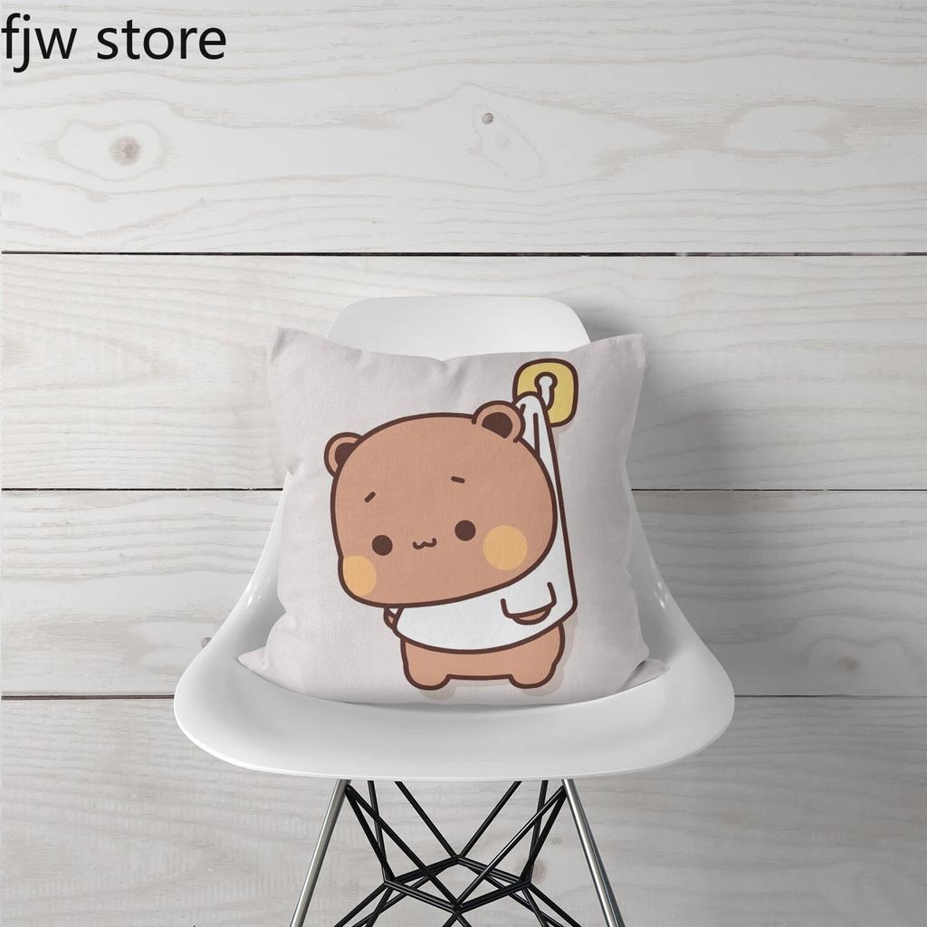 Cute Red Panda Throw Pillow Cover Fashion Anime  Boob   Sofa Chair Bed Cushion  Room Home Decoration