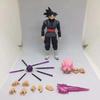 Dragon Ball Черный Goku Замасу 14 см Аниме Фигурка Действия Супер Сайян Кино Версия Dbz Модель С Множеством Аксессуаров Игрушки Подарки