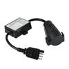 1Pc Portable Trailer Connector Accessories American 4-pin To European 7-pin Adapter Trailer Harness Connection Converter