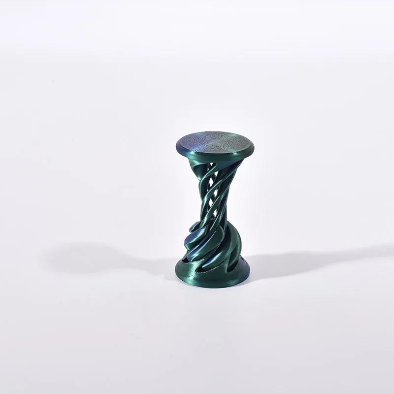 Печать 3D Игрушки-спирали для снятия стресса Забавные игрушки-спирали с пересечением Трехмерная игрушка с выбрасыванием Декор для рабочего стола Фигурка
