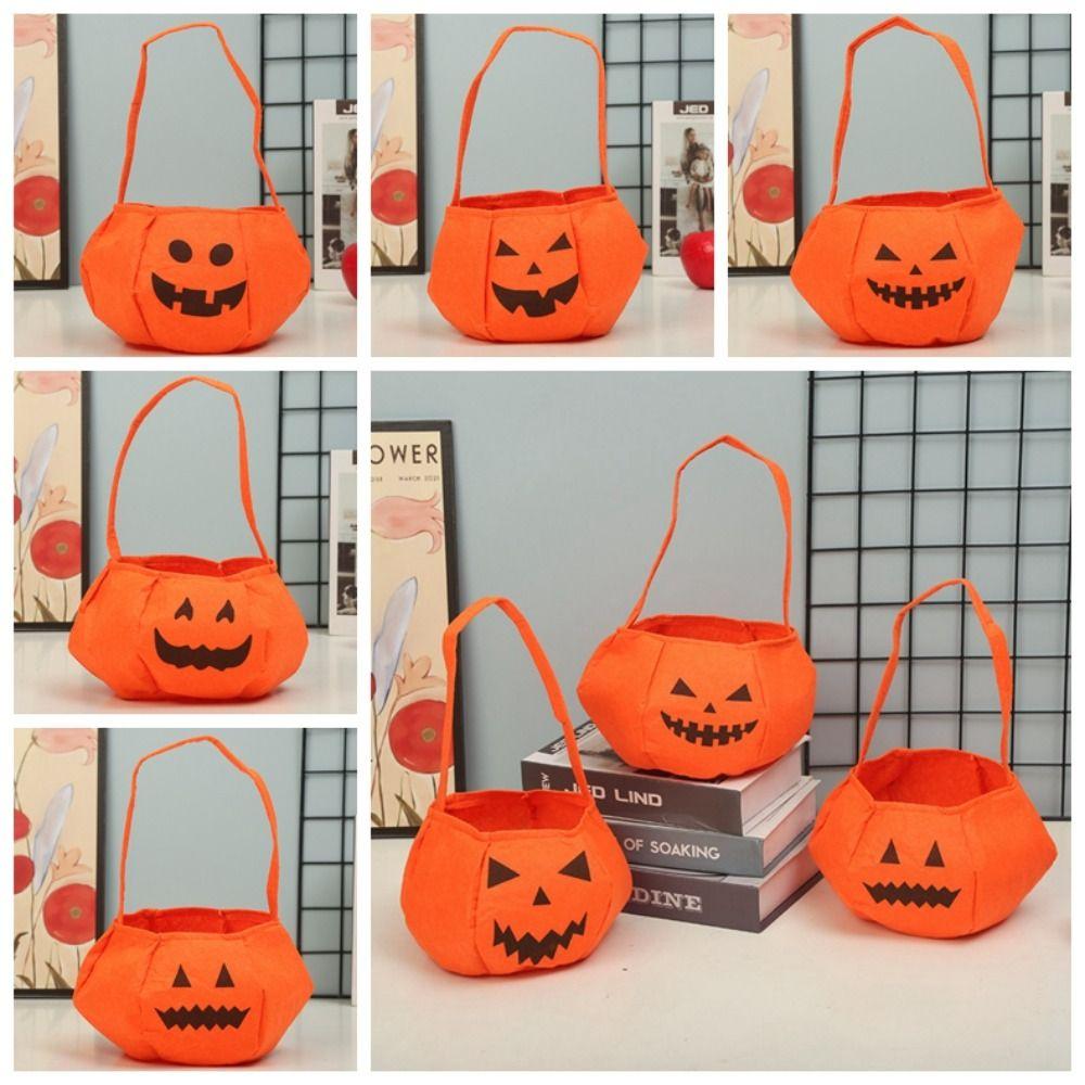 Gifts Pouch Halloween Candy Bag Cloth Pumpkin Candy Bag Kawaii Pumpkin Bag Kids