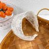 Mesh Lace Headband Lace Wide Edge Hair Hoop Elegant Bohemian Headwrap  For Women Girls