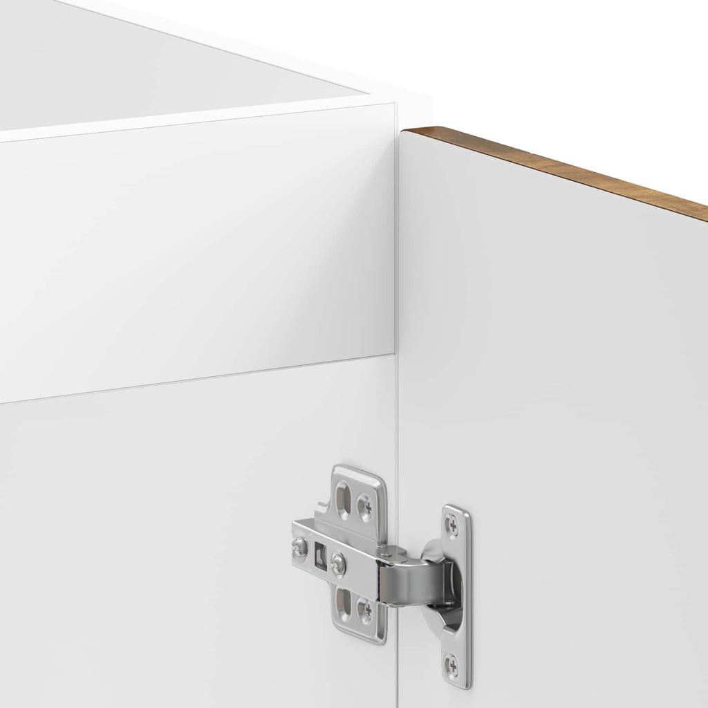 Lucca Washbasin Cabinet with Door (2 pcs) Smoked Oak