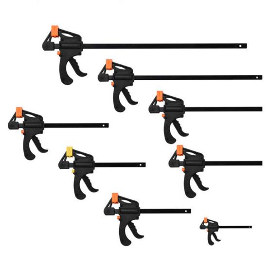 4/6/8/12/18//24/30inch Quick Ratchet Release Woodworking Bar F Clamp Hand Tool