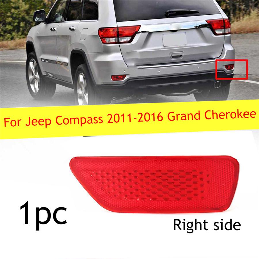 Right For Jeep Compass 2011-2016 Grand Cherokee Rear Bumper Reflector Light Lamp