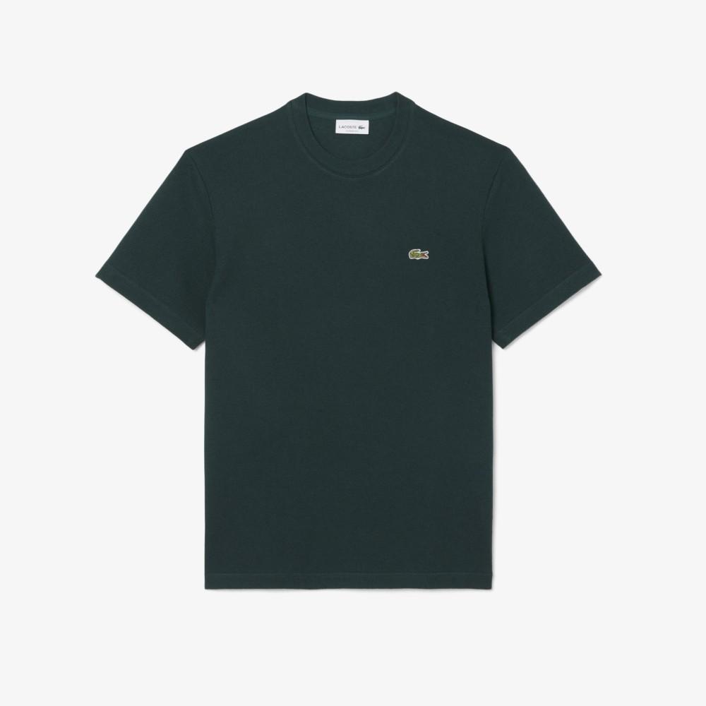 [lacoste] Men's Linen Blend Short-Sleeve T-shirt TH0629-56GAFK