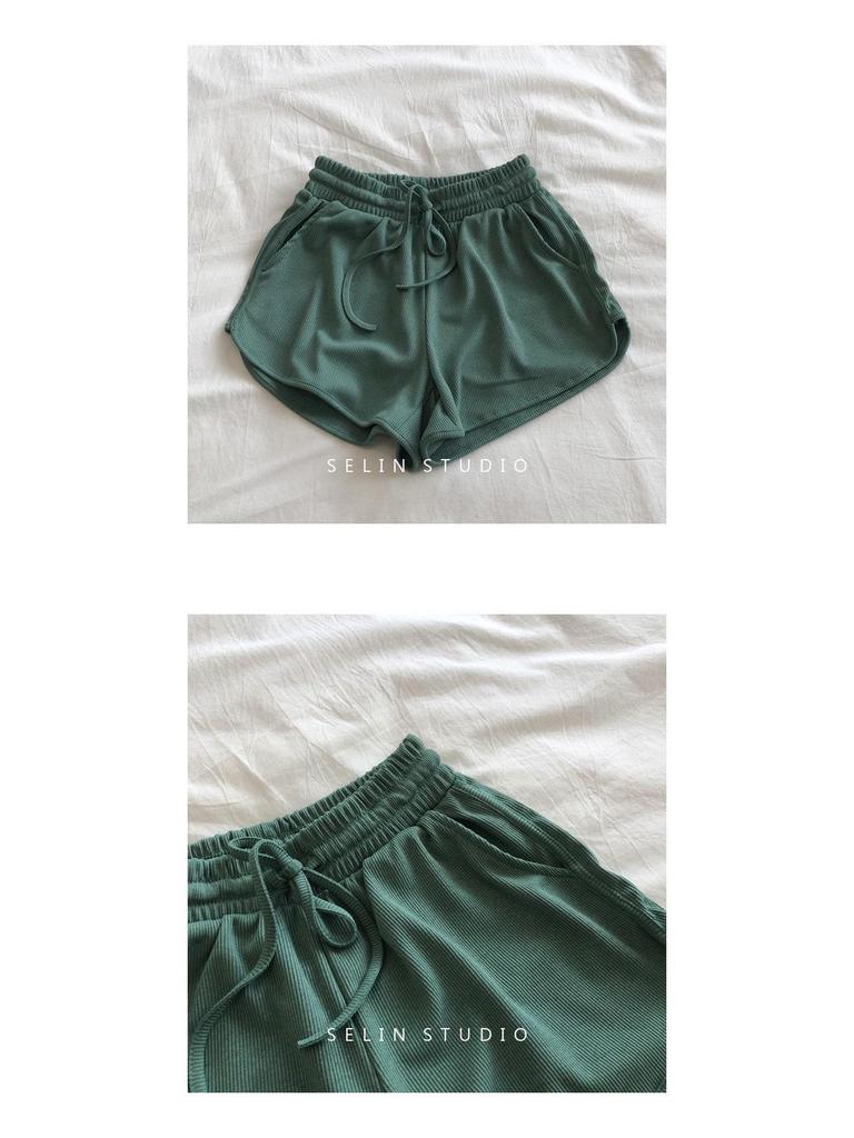 Plus Size 3XL Ice Silk Sports Shorts for Women - Summer Slimming Home Pajamas & Cover Flesh Hot Pants
