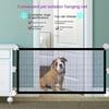 Yousheng Dog Gate Pet Screen Mesh Gate Baby Puppy Indoor Safety Fence Guard с крючками для лестниц и дверных проемов дома