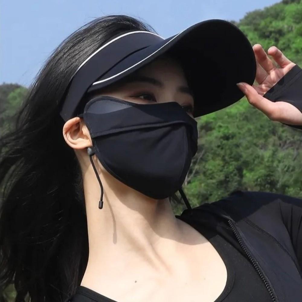 Elastic Adjustable Women Sun Hat UV Protection Sports Visor Fashionable Beach Hat Summer Outdoor