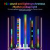 RGB лампа, музыкальный ритм, звукосниматель, несколько режимов, 5 скоростей, работа от батареи, настольная лампа управления звуком, окружающее освещение